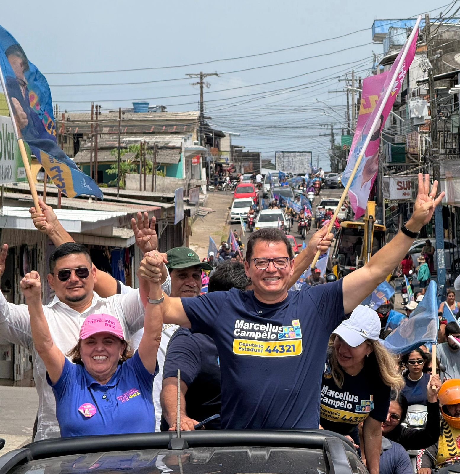 Candidato a deputado estadual já passou por Rio Preto da Eva, Itacoatiara e Urucurituba, e agora segue para Silves e Itapiranga